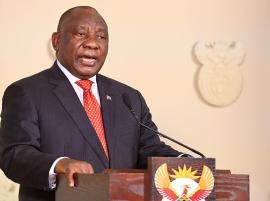 President Ramaphosa. 