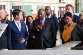 President Cyril Ramaphosa visits Denel