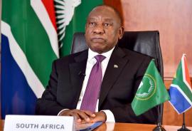 SA President and AU Chair, Cyril Ramaphosa.