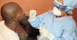 Patient undergoes COVID-19 test.