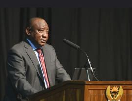 President Ramaphosa.