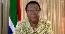 Minister Naledi Pandor. 