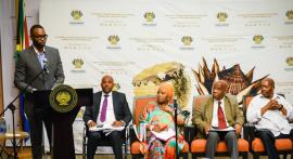 The President Officers of Parliament.