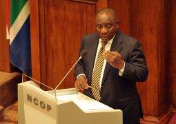 President Ramaphosa in the NCOP.
