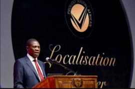 Deputy President Paul Mashatile at the Localisation Dinner.
