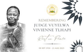 Judge Vuyelwa Vivienne Tlhapi.