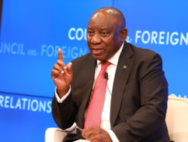 President Cyril Ramaphosa at UNGA80.
