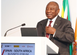 President Ramaphosa in Spain.