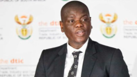 Minister Lamola at the SADC Council of Ministers meeting in Durban.