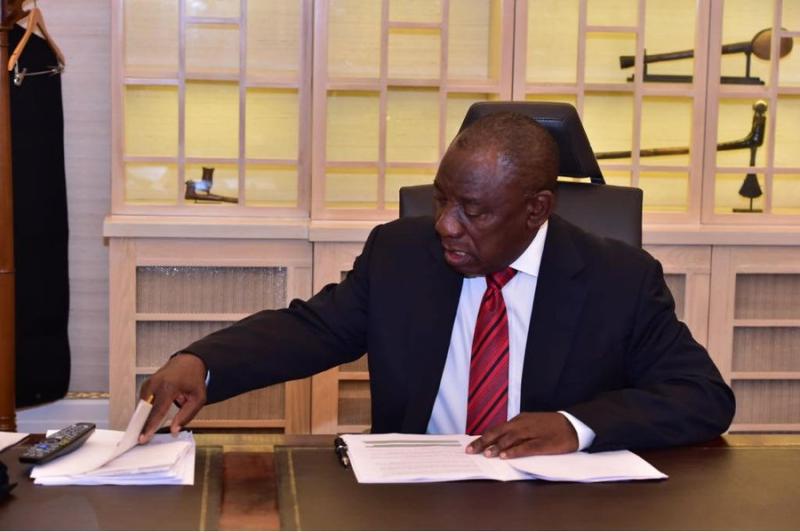 President Ramaphosa.