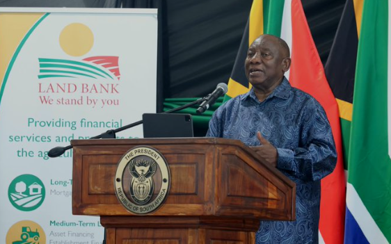 President Ramaphosa visits a black and youth-owned commercial dairy farm in Stutterheim, Eastern Cape.