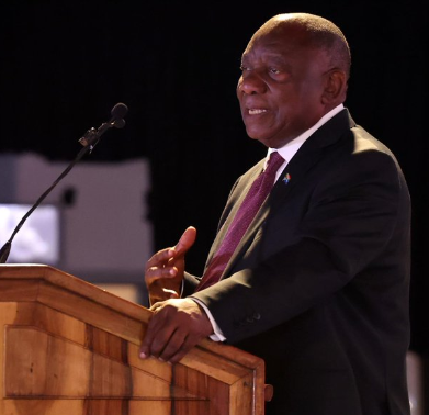 President Ramaphosa.