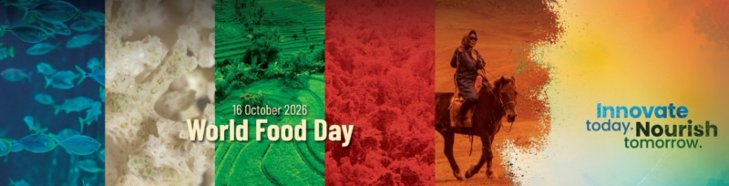 World Food Day banner.