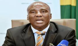 Transport Minister Joe Maswanganyi.