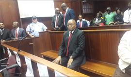 Jacob Zuma returns to the Durban High Court (file pic)