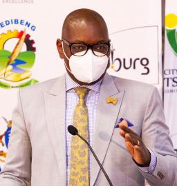 Gauteng Premier David Makhura.
