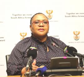Minister Thoko Didiza.