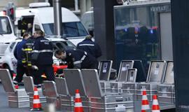 Investigators and security personnel work outside the Maalbeek metro station in Brussels, capital of Belgium, on 22 March 2016. Source: Xinhua/Ye Pingfan