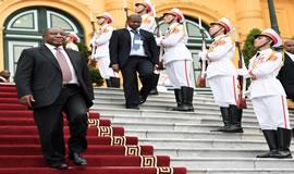 Deputy President Cyril Ramaphosa in Singapore. GCIS