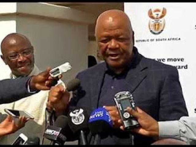 Minister Jeff Radebe briefs media on Cabinet Lekgotla