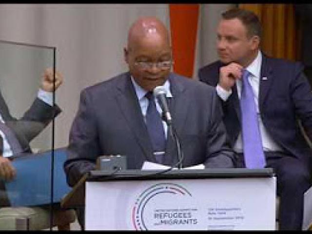 President Zuma addresses high-level meeting of the UN General Assembly
