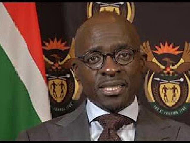Finance Minister Malusi Gigaba speaks on upcoming WEF in Durban