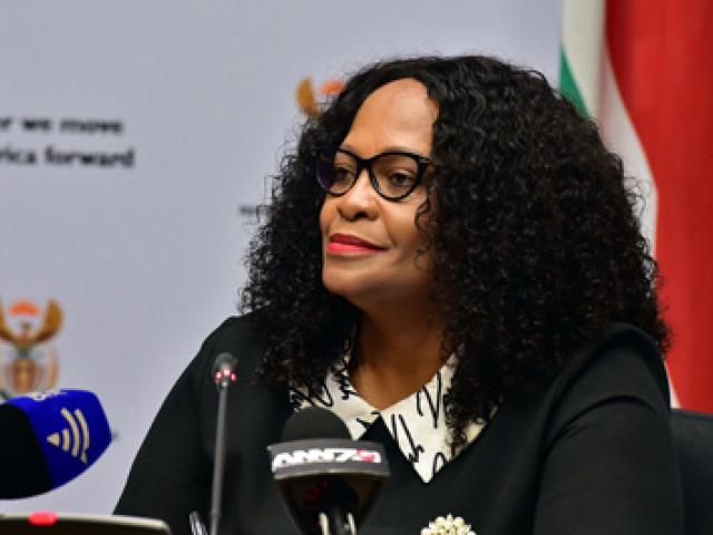 Communications Minister Nomvula Mokonyane encourages citizens to register
