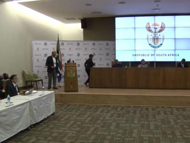 Ministers in the National Command Council update the nation on the status of Day1 COVID19 Lockdown