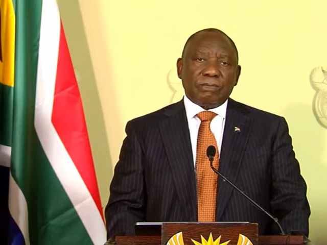 President Cyril Ramaphosa addresses nation on security situation in the country