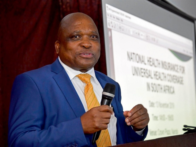 Health Department briefing. Image: News24