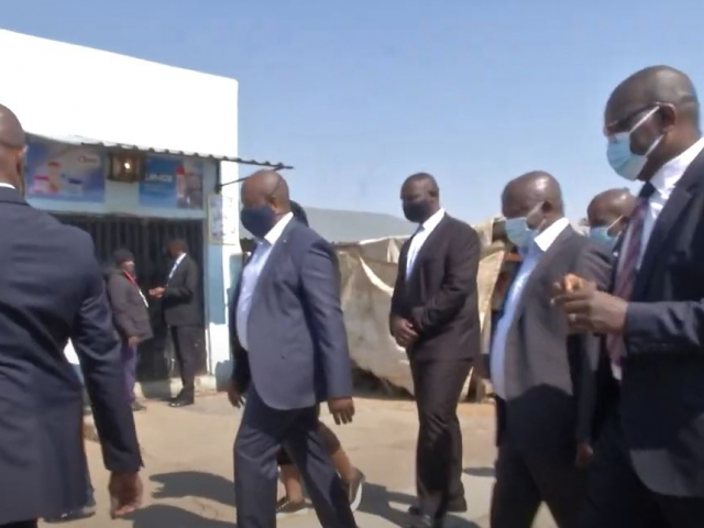 Deputy President David Mabuza undertakes a Covid-19 vaccines rollout outreach programme in Kagiso