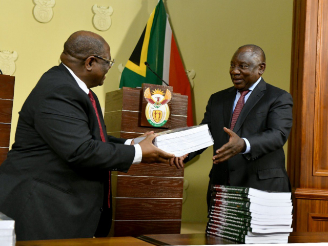 President receives final judicial commission on state capture report