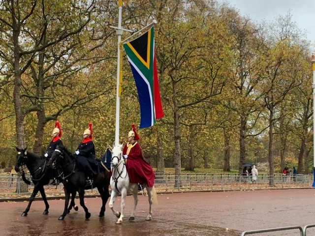 President Ramaphosa arrives in the United Kingdom