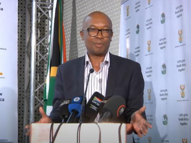 Ministers Lamola and Tau brief the media on the recently announced USA trade tariffs